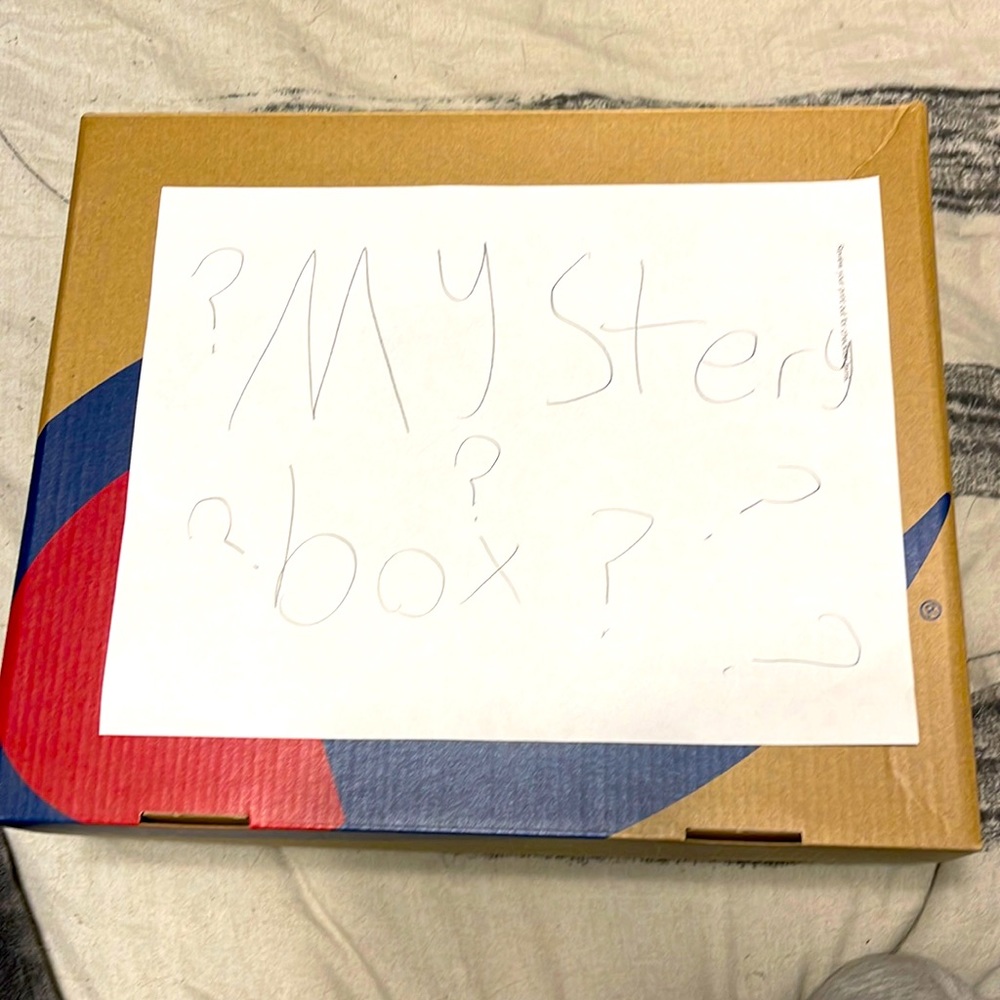 Mystery box all categories of stuff could be in here?
